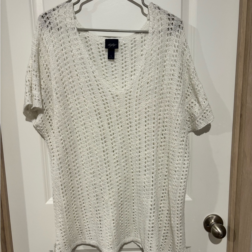 Daytrip Cream Knit Blouse